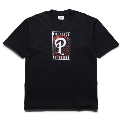 Politics Globe Tee - Black