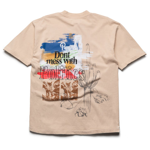 Politics Dustbowl Tee - Beige