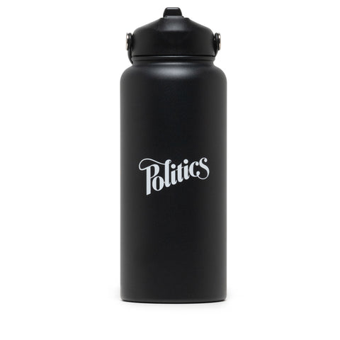 Politics Thermos Water Bottle - Black