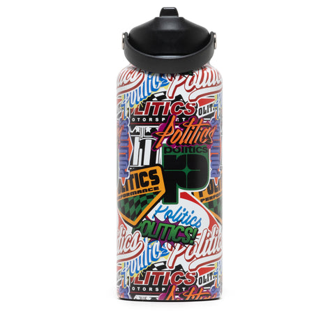 Politics Thermos Water Bottle - Multi