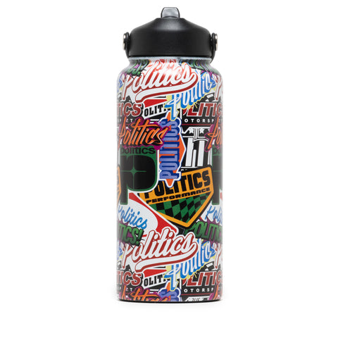 Politics Thermos Water Bottle - Multi