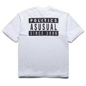 Politics Advisory Tee - White
