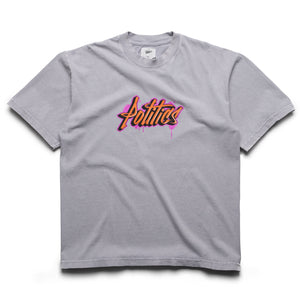 Politics Tag Tee - Ice Grey