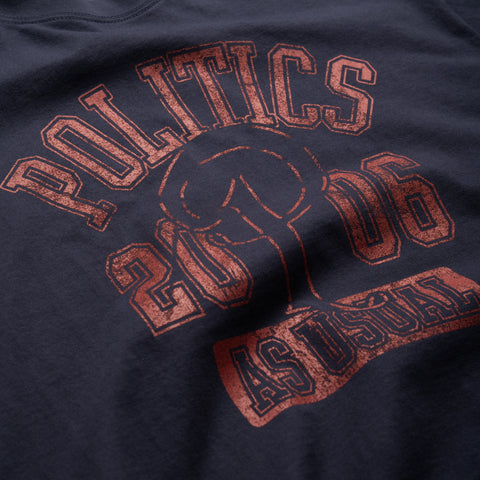 Politics Dept Tee - Navy