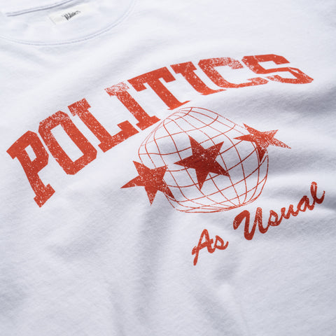 Politics Superstar Tee - White