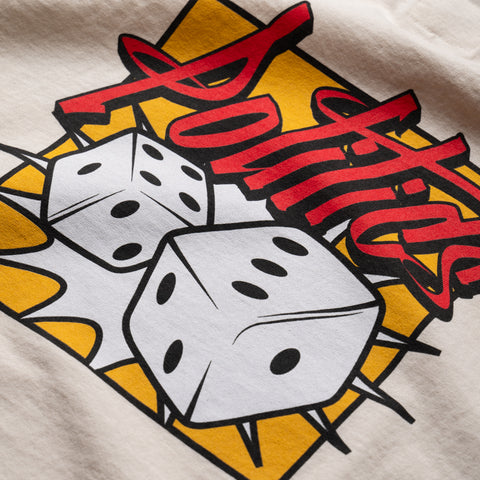 Politics Roll Tee - Creme