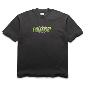 Politics Smash Tee - Vintage Black