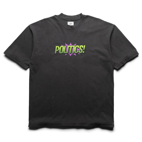 Politics Smash Tee - Vintage Black