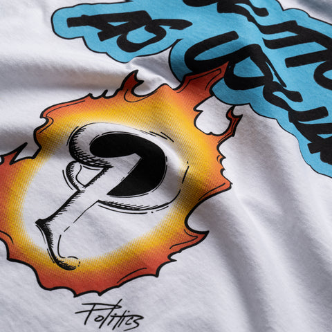 Politics Blaze Tee - White