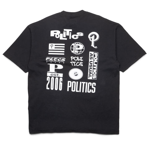 Politics Bootleg Tee - Black