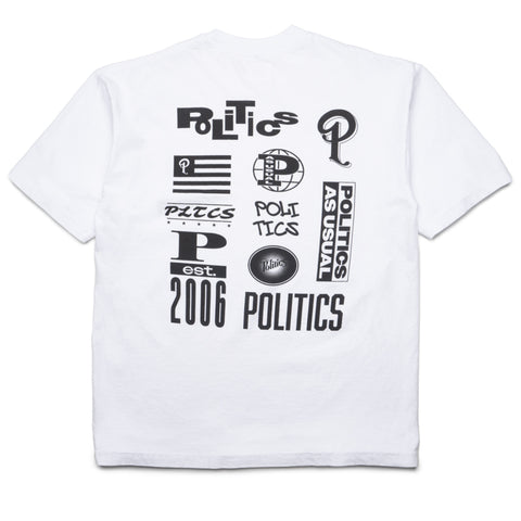 Politics Bootleg Tee - White