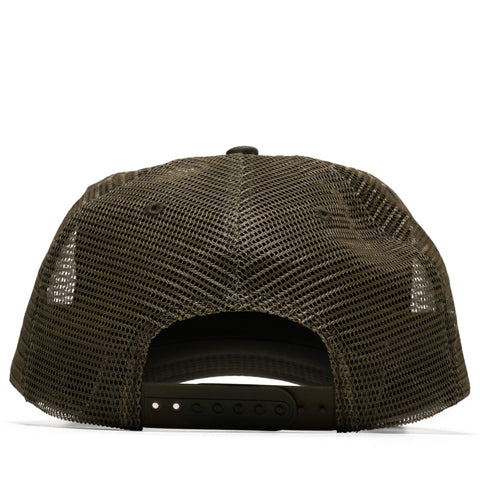 Politics Oval Trucker Hat - Brown