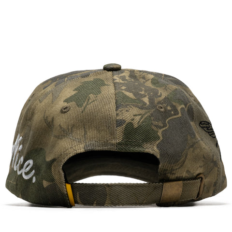 Politics Busy Being Nice Script Strapback - Camo/White