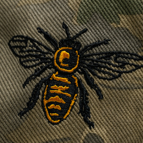 Politics Busy Being Nice Script Strapback - Camo/White