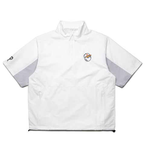 Malbon Golf Evergreen Nylon Windshirt - White