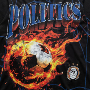 Politics Hat Trick Tee - Black