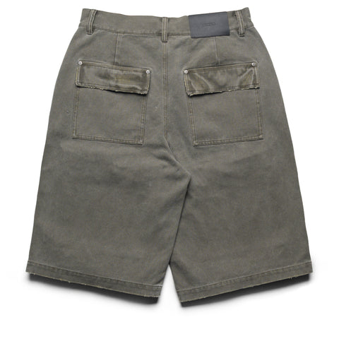 Purple Brand Canvas Cargo Shorts - Green