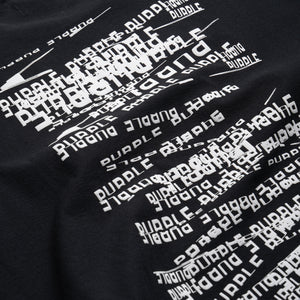Purple Brand Jumbled Wordmark Tee - Black
