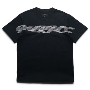 Purple Brand Ribbon Tee - Black