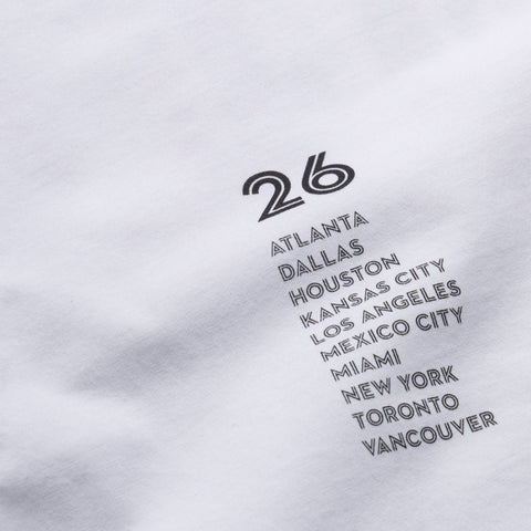 Purple Brand Countries Tee - White