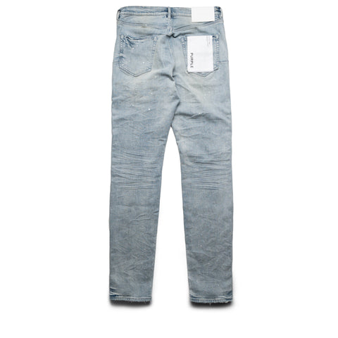 Purple Brand Low Rise Skinny Leg Worn Reflective Jean - Light Indigo