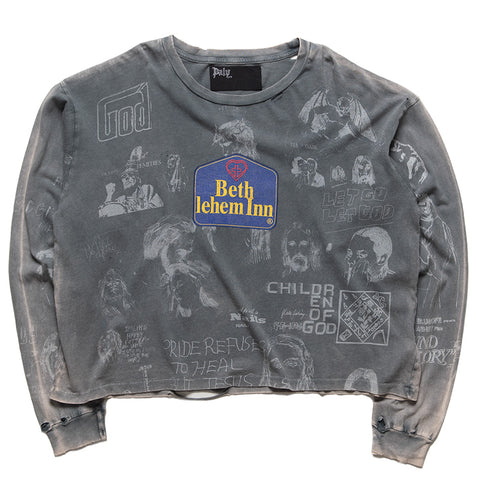 Paly Hollywood Bethlehem L/S Tee - Vintage Black