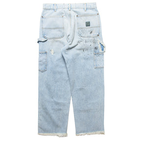 Paly Hollywood Busted Double Knee Jean - Indigo