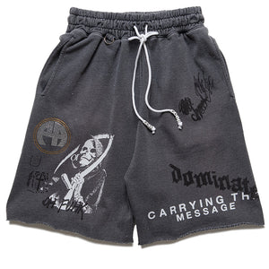 Paly Hollywood Carrying The Message Sweatshort - Vintage Black