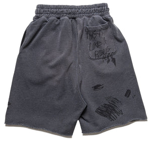 Paly Hollywood Carrying The Message Sweatshort - Vintage Black