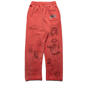 Paly Hollywood Chelseay Hotel Sweatpant - Red