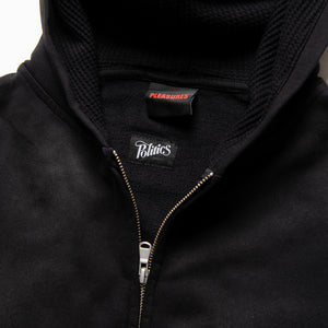 Politics x Pleasures Crayon Zip Hoodie - Black