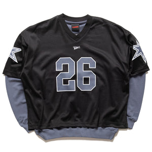 Politics x Pleasures Crewneck - Slate/Black
