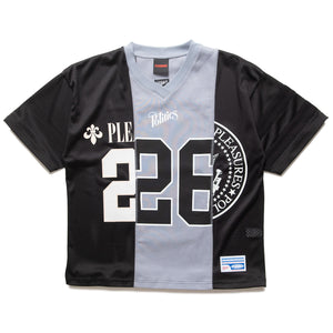 Politics x Pleasures New Orleans Football Jersey - Slate/Black