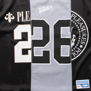 Politics x Pleasures New Orleans Football Jersey - Slate/Black