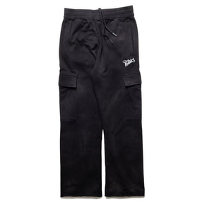 Politics x Pleasures Spiral Cargo Sweatpants - Black