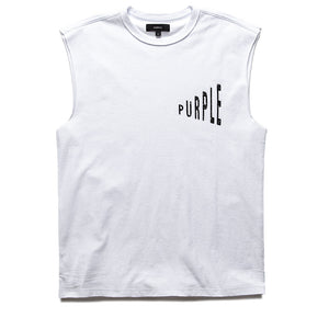 Purple Brand Amplified Tank Top - White