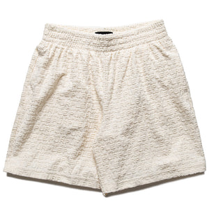 Purple Brand Jacquard Terry Short - Off White