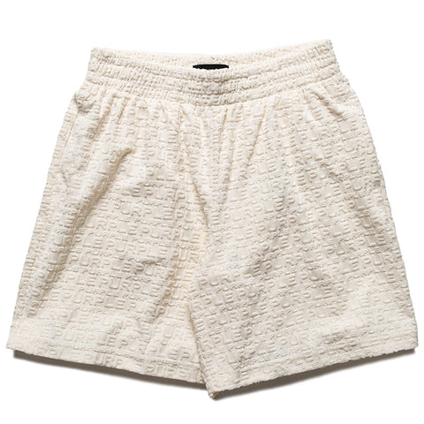 Purple Brand Jacquard Terry Short - Off White