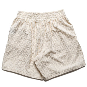Purple Brand Jacquard Terry Short - Off White