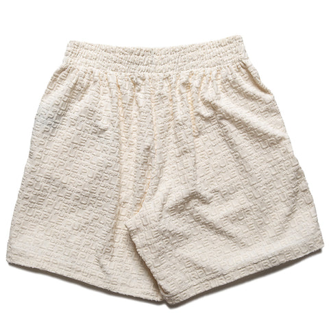 Purple Brand Jacquard Terry Short - Off White
