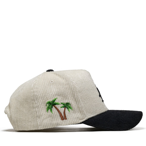 Reference Paradise LA Corduroy Snapback - Cream/Black