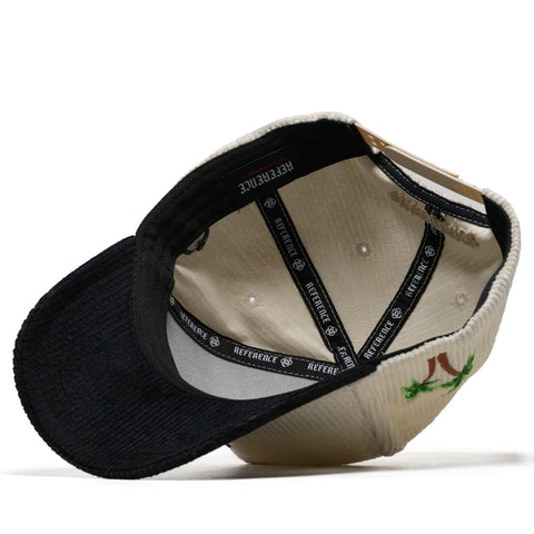 Reference Paradise LA Corduroy Snapback - Cream/Black