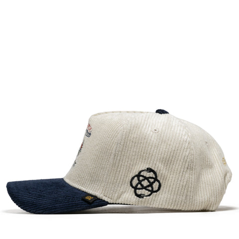 Reference Sports Club Corduroy Snapback - Cream/Navy