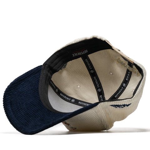 Reference Sports Club Corduroy Snapback - Cream/Navy
