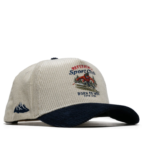 Reference Sports Club Corduroy Snapback - Cream/Navy