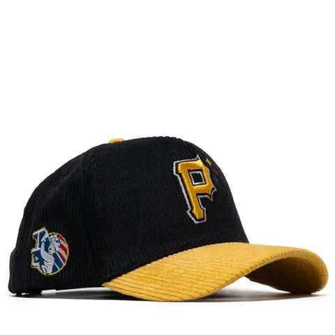 Reference Stirates Corduroy Snapback - Black/Yellow