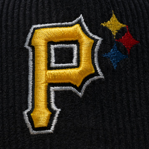 Reference Stirates Corduroy Snapback - Black/Yellow