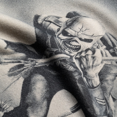Iron Maiden x Represent Trooper Knit Sweater - Sunfade Grey