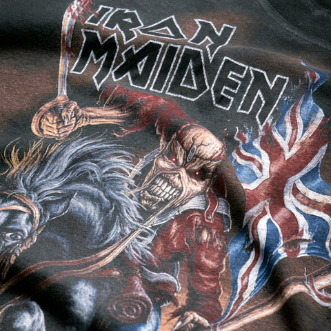 Iron Maiden x Represent Steed Tee - Stained Black