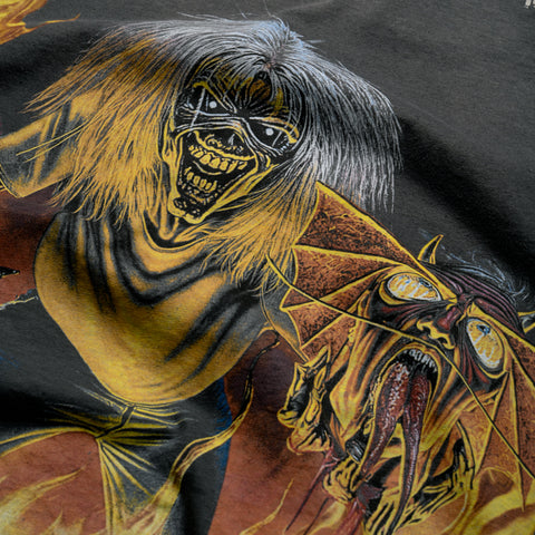 Iron Maiden x Represent Number Of Beast Tee - Sunfade Grey